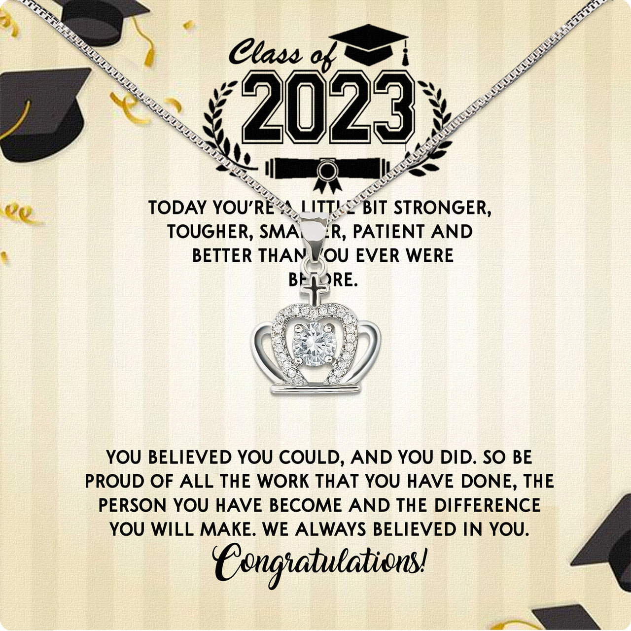 Graduation Day Personalized Message Card Necklace