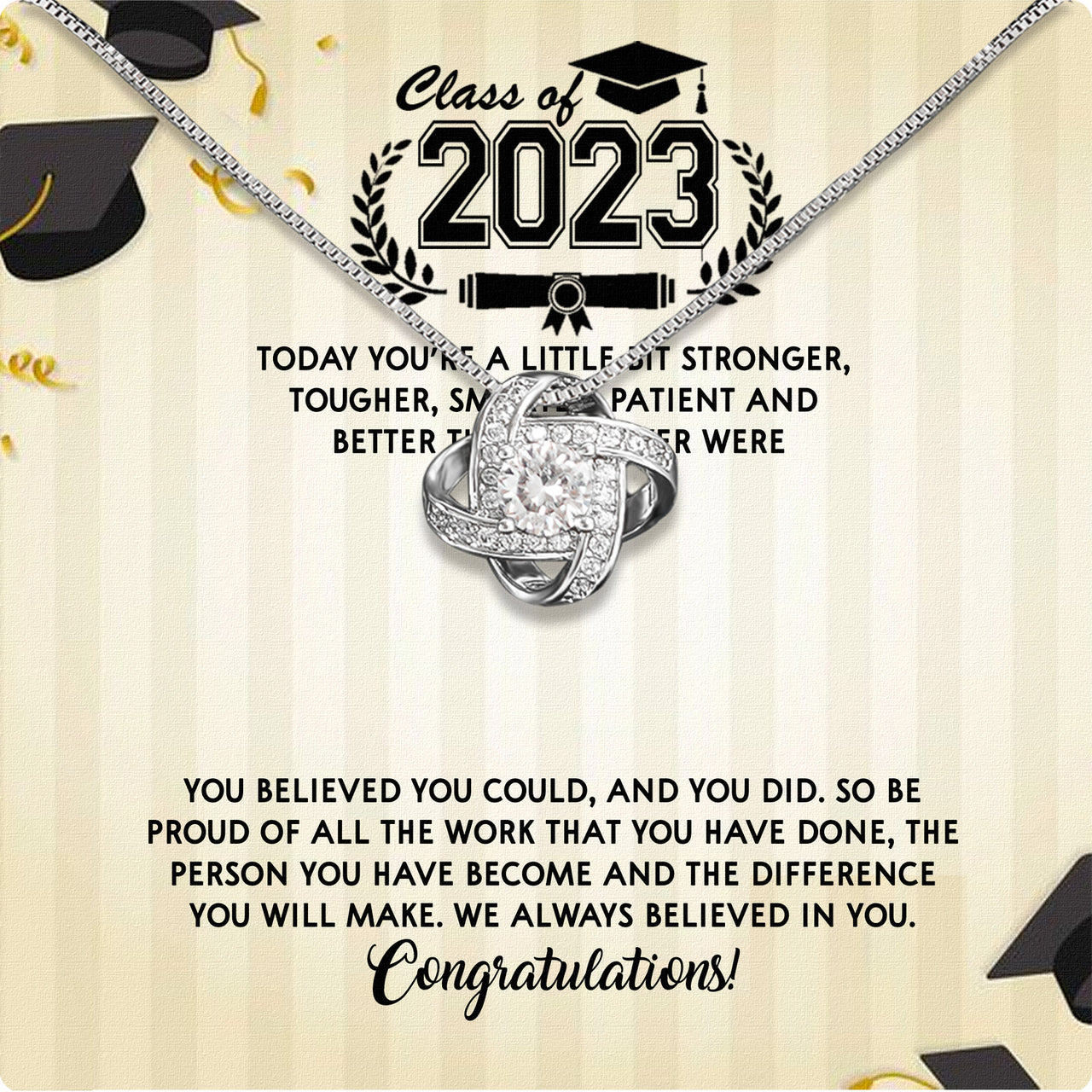 Graduation Day Personalized Message Card Necklace