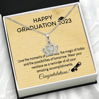 Thumbnail for Graduation Day Personalized Message Card Necklace