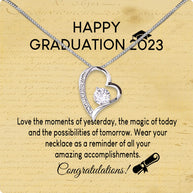 Graduation Day Personalized Message Card Necklace