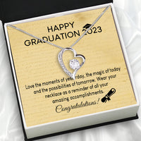 Thumbnail for Graduation Day Personalized Message Card Necklace