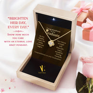 Graduation Day Personalized Message Card Necklace