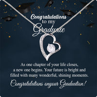 Thumbnail for Graduation Day Personalized Message Card Necklace