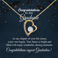 Graduation Day Personalized Message Card Necklace