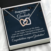 Thumbnail for Graduation Day Personalized Message Card Necklace