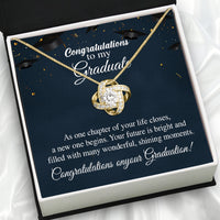 Thumbnail for Graduation Day Personalized Message Card Necklace