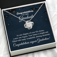 Thumbnail for Graduation Day Personalized Message Card Necklace