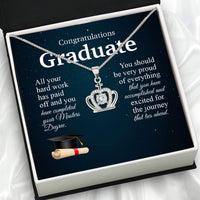 Thumbnail for Graduation Day Personalized Message Card Necklace