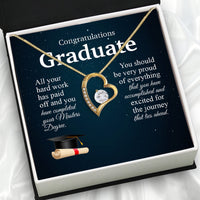 Thumbnail for Graduation Day Personalized Message Card Necklace