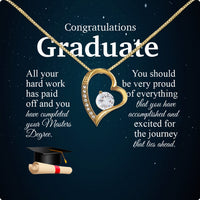 Thumbnail for Graduation Day Personalized Message Card Necklace