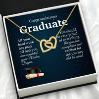 Thumbnail for Graduation Day Personalized Message Card Necklace