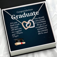 Thumbnail for Graduation Day Personalized Message Card Necklace