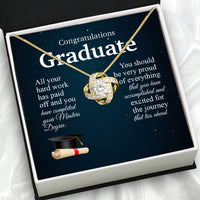 Thumbnail for Graduation Day Personalized Message Card Necklace