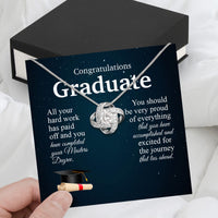 Thumbnail for Graduation Day Personalized Message Card Necklace