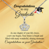 Thumbnail for Graduation Day Personalized Message Card Necklace