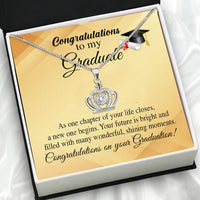 Thumbnail for Graduation Day Personalized Message Card Necklace