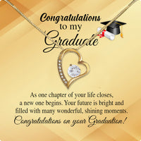 Thumbnail for Graduation Day Personalized Message Card Necklace