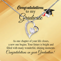 Thumbnail for Graduation Day Personalized Message Card Necklace