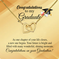 Thumbnail for Graduation Day Personalized Message Card Necklace