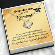 Graduation Day Personalized Message Card Necklace