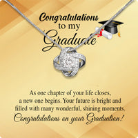 Thumbnail for Graduation Day Personalized Message Card Necklace