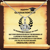 Thumbnail for Graduation Day Personalized Message Card Necklace