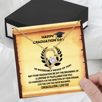 Thumbnail for Graduation Day Personalized Message Card Necklace