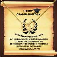 Thumbnail for Graduation Day Personalized Message Card Necklace