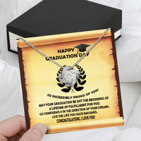 Thumbnail for Graduation Day Personalized Message Card Necklace