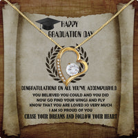 Thumbnail for Graduation Day Personalized Message Card Necklace