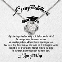 Thumbnail for Graduation Day Personalized Message Card Necklace