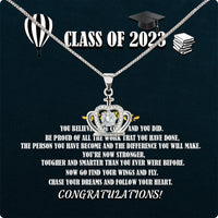 Thumbnail for Graduation Day Personalized Message Card Necklace