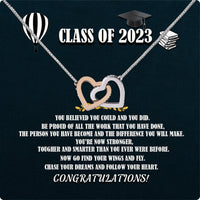 Thumbnail for Graduation Day Personalized Message Card Necklace