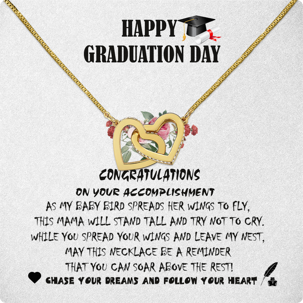 Graduation Day Personalized Message Card Necklace