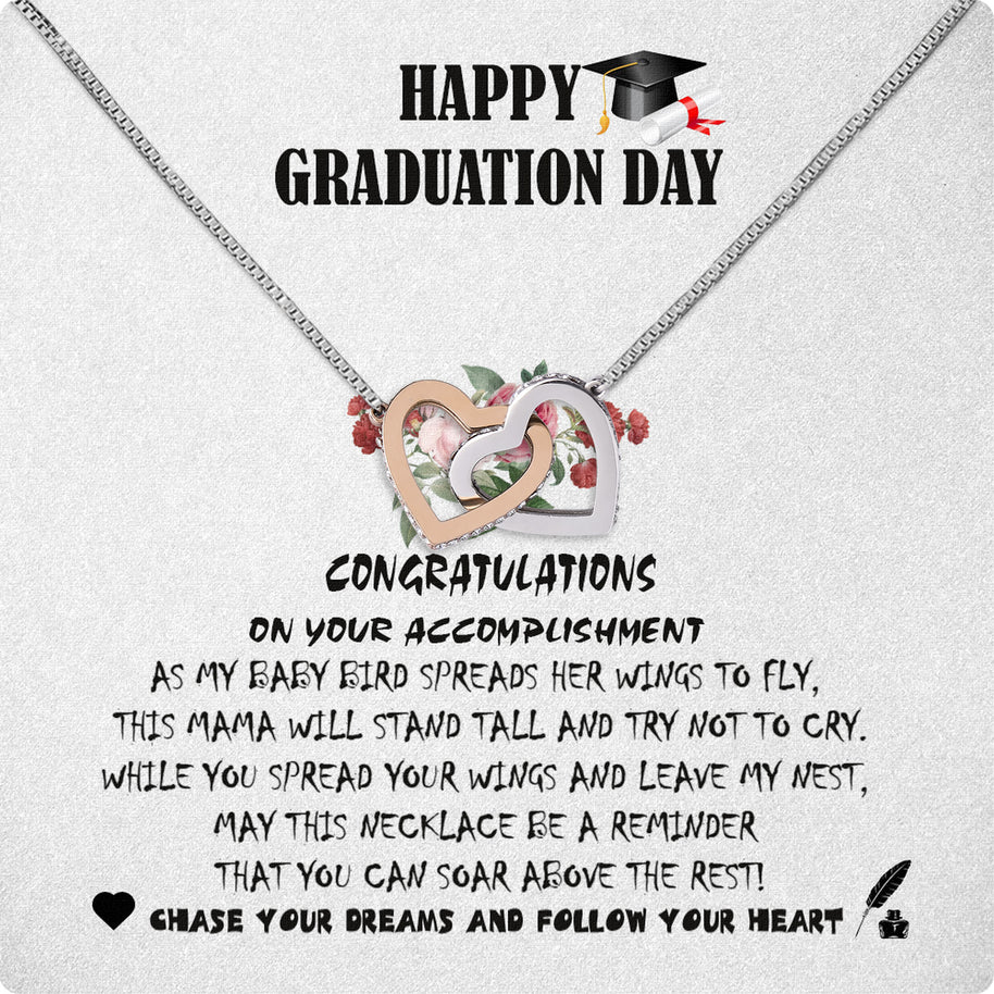 Graduation Day Personalized Message Card Necklace