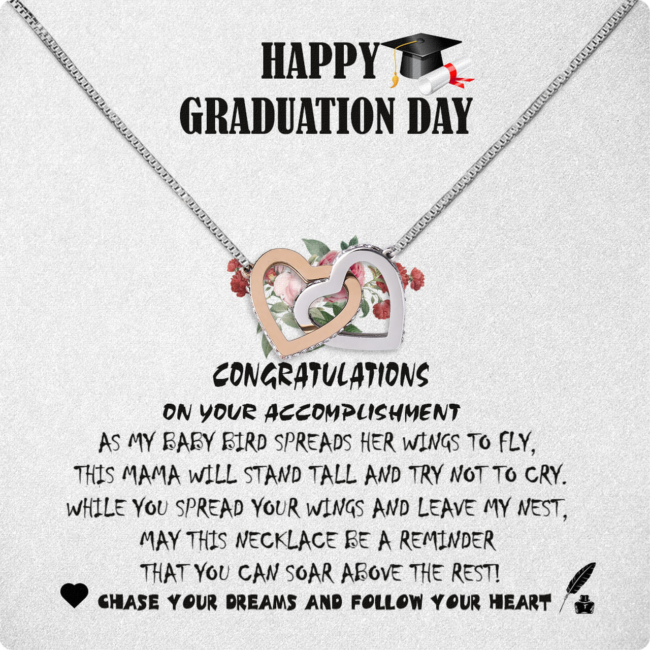 Graduation Day Personalized Message Card Necklace