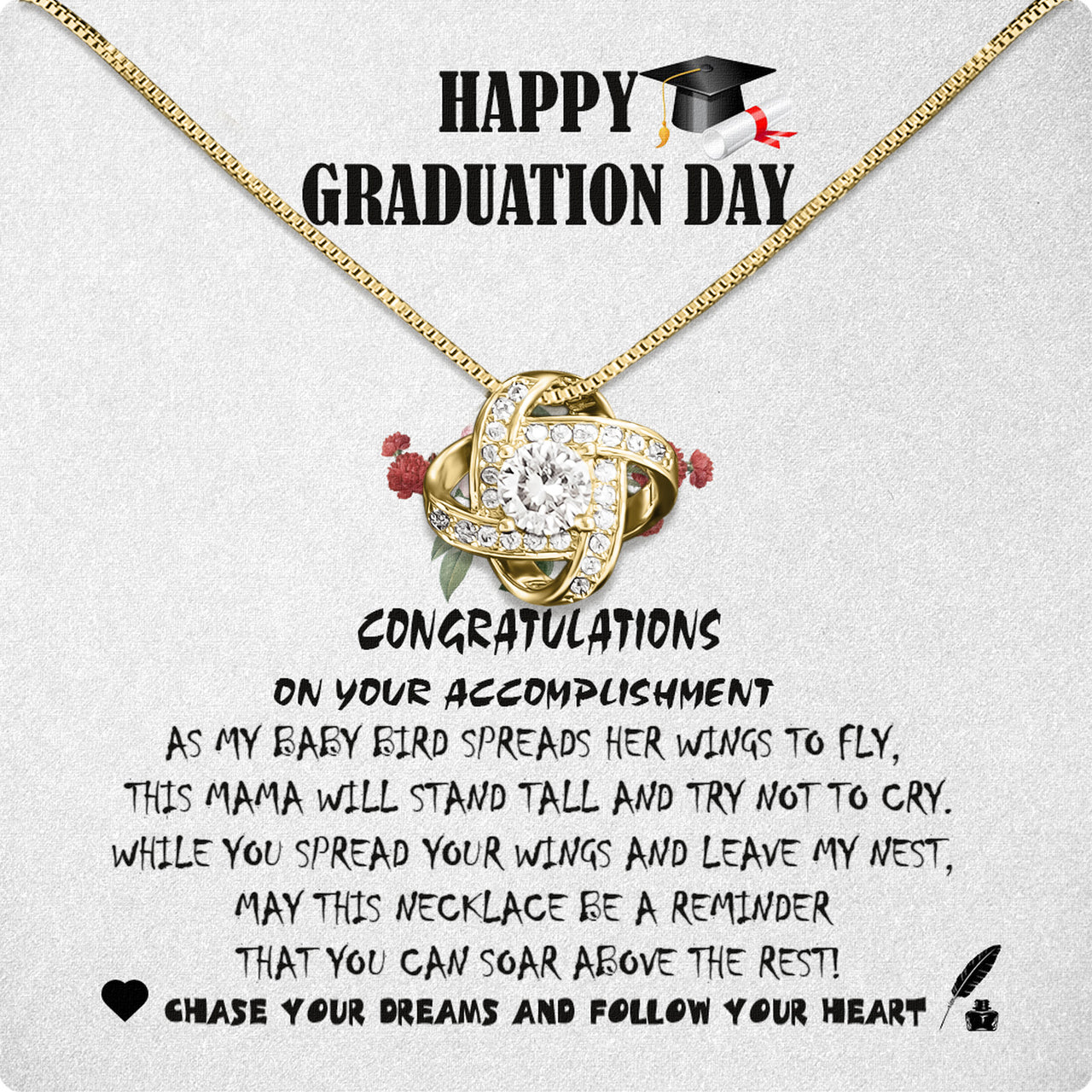 Graduation Day Personalized Message Card Necklace