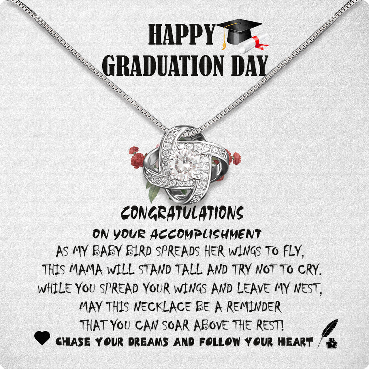 Graduation Day Personalized Message Card Necklace