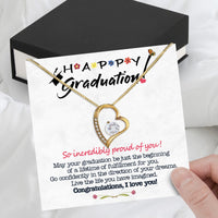 Thumbnail for Graduation Day Personalized Message Card Necklace