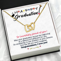 Thumbnail for Graduation Day Personalized Message Card Necklace