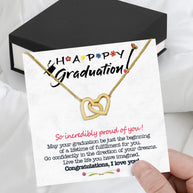 Graduation Day Personalized Message Card Necklace
