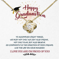 Graduation Day Personalized Message Card Necklace