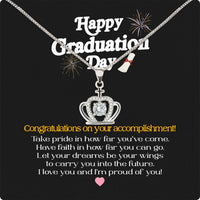 Thumbnail for Graduation Day Personalized Message Card Necklace