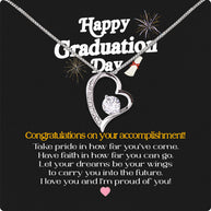 Graduation Day Personalized Message Card Necklace