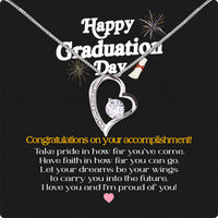 Thumbnail for Graduation Day Personalized Message Card Necklace