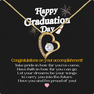 Graduation Day Personalized Message Card Necklace