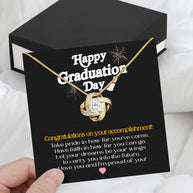 Graduation Day Personalized Message Card Necklace