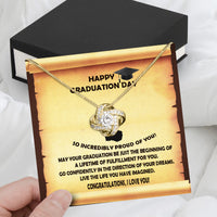 Thumbnail for Graduation Day Personalized Message Card Necklace