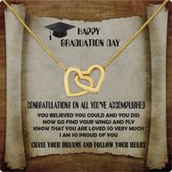 Graduation Day Personalized Message Card Necklace