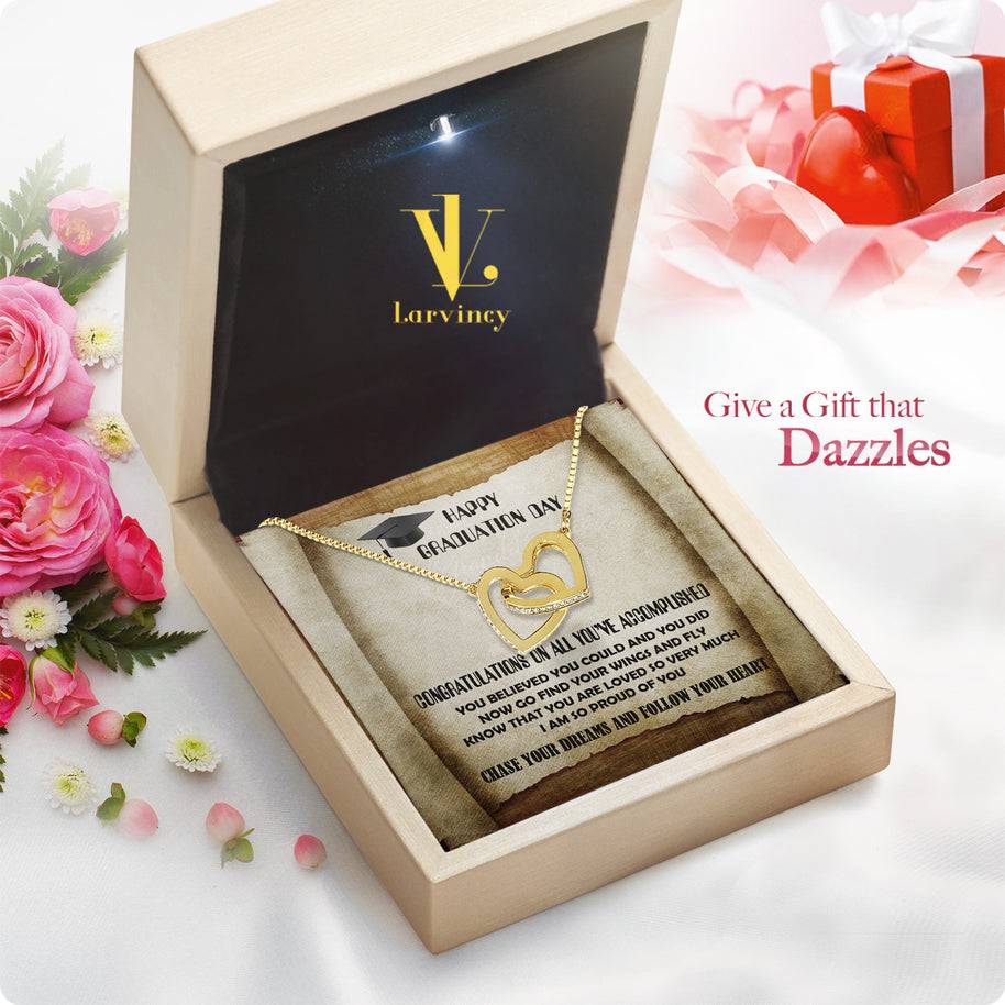 Graduation Day Personalized Message Card Necklace